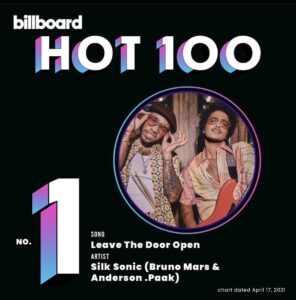 Silk sonic「Leave The Door Open」(Billboard Hot 100)
