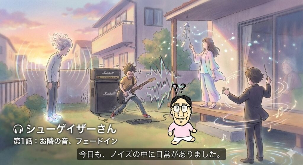 yabori、脱力系・音響日常コメディ『シューゲイザーさん』を生み出すの巻